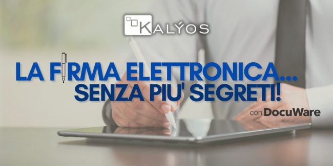 Tavoletta per la firma elettronica dei documenti