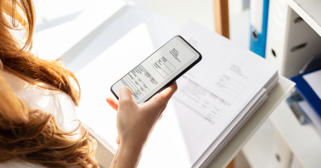 scansione documento con telefono